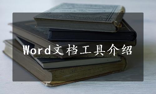 Word文档工具介绍