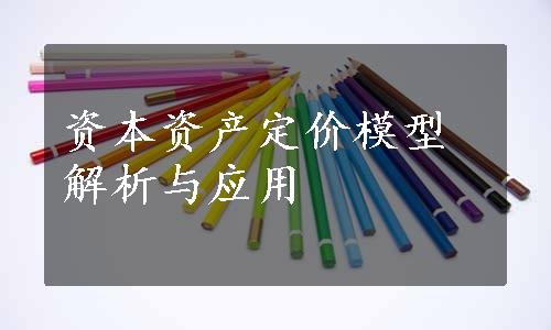 资本资产定价模型解析与应用