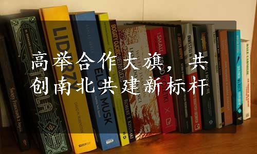 高举合作大旗，共创南北共建新标杆