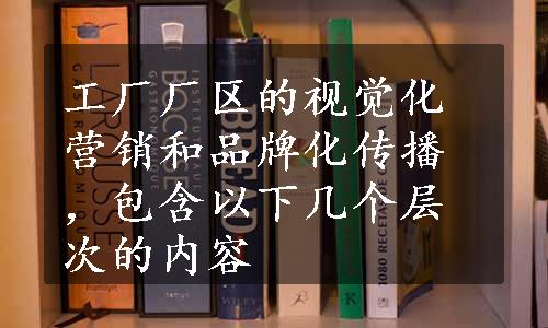 工厂厂区的视觉化营销和品牌化传播，包含以下几个层次的内容