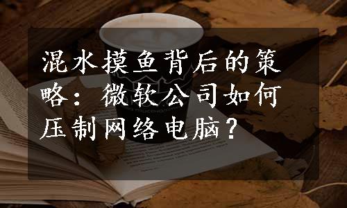 混水摸鱼背后的策略：微软公司如何压制网络电脑？