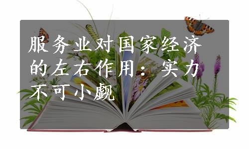 服务业对国家经济的左右作用：实力不可小觑