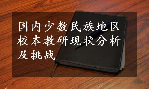 国内少数民族地区校本教研现状分析及挑战