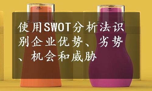 使用SWOT分析法识别企业优势、劣势、机会和威胁