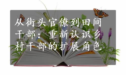 从街头官僚到田间干部：重新认识乡村干部的扩展角色