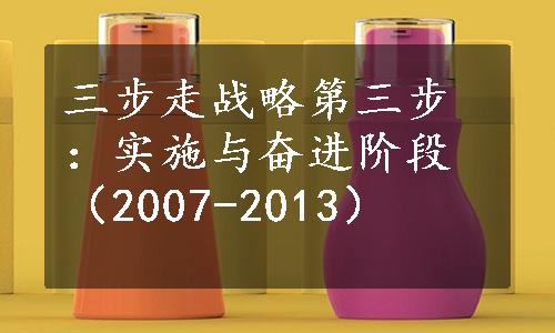 三步走战略第三步：实施与奋进阶段（2007-2013）