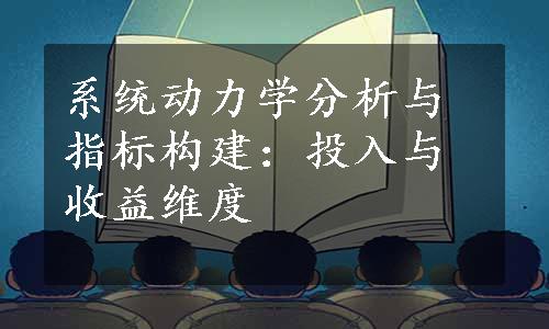 系统动力学分析与指标构建：投入与收益维度