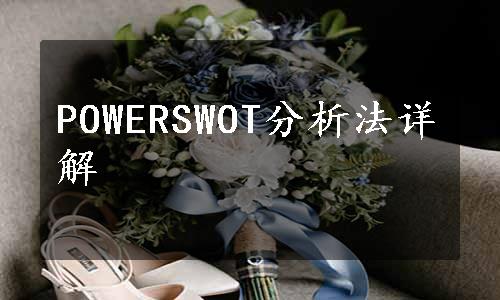 POWERSWOT分析法详解