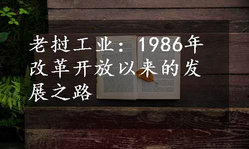 老挝工业：1986年改革开放以来的发展之路