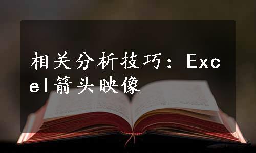 相关分析技巧：Excel箭头映像