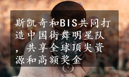 斯凯奇和BIS共同打造中国街舞明星队，共享全球顶尖资源和高额奖金