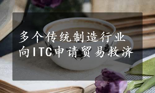 多个传统制造行业向ITC申请贸易救济