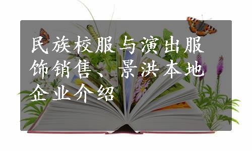 民族校服与演出服饰销售、景洪本地企业介绍