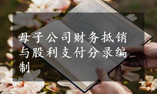 母子公司财务抵销与股利支付分录编制