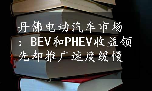 丹佛电动汽车市场：BEV和PHEV收益领先却推广速度缓慢