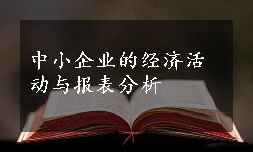 中小企业的经济活动与报表分析