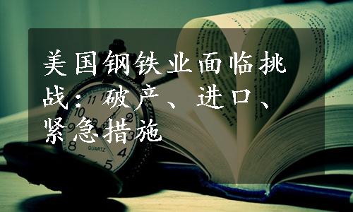 美国钢铁业面临挑战：破产、进口、紧急措施