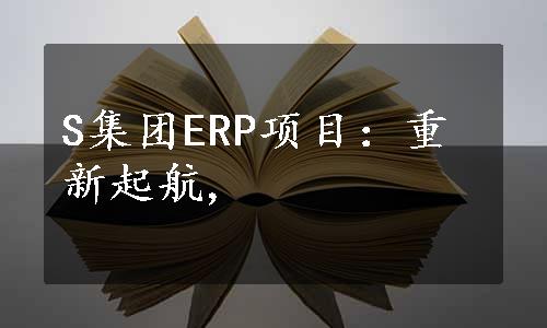 S集团ERP项目：重新起航,