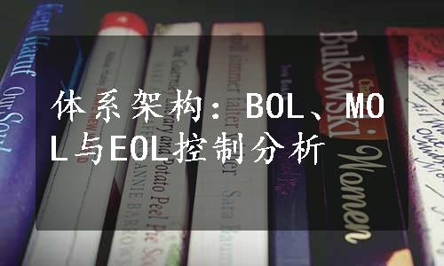 体系架构：BOL、MOL与EOL控制分析