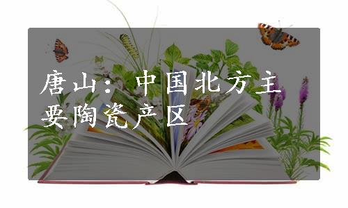 唐山：中国北方主要陶瓷产区