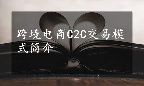 跨境电商C2C交易模式简介