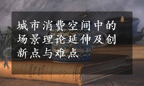 城市消费空间中的场景理论延伸及创新点与难点