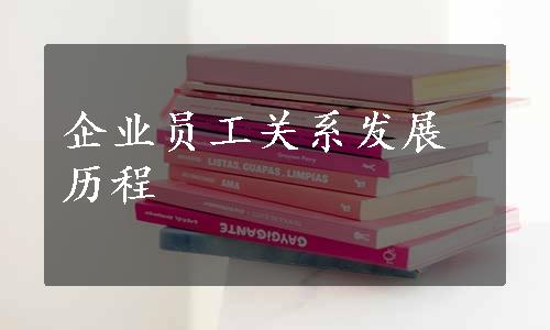 企业员工关系发展历程