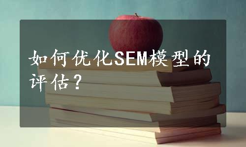 如何优化SEM模型的评估？