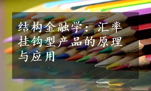 结构金融学：汇率挂钩型产品的原理与应用