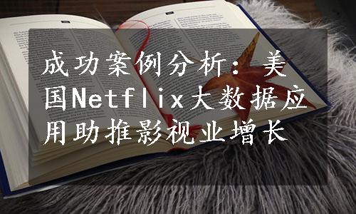 成功案例分析：美国Netflix大数据应用助推影视业增长