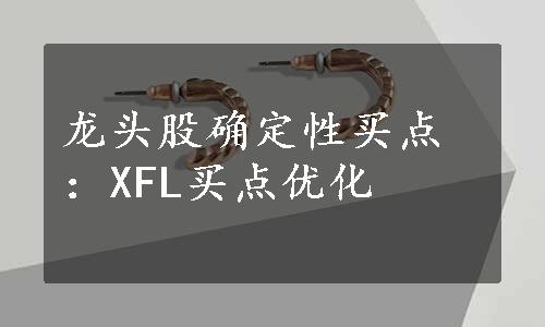 龙头股确定性买点：XFL买点优化