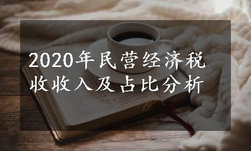 2020年民营经济税收收入及占比分析