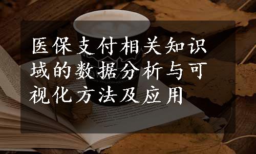 医保支付相关知识域的数据分析与可视化方法及应用