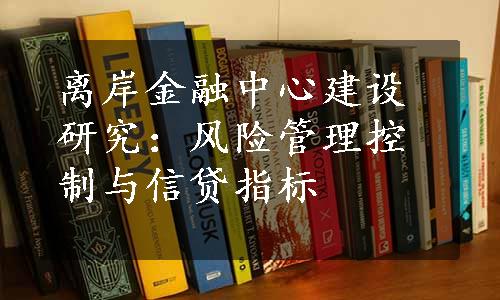 离岸金融中心建设研究：风险管理控制与信贷指标