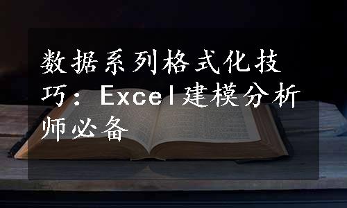 数据系列格式化技巧：Excel建模分析师必备