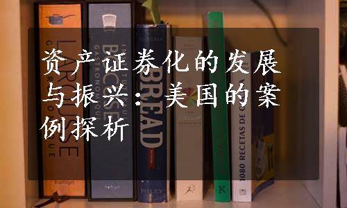 资产证券化的发展与振兴：美国的案例探析