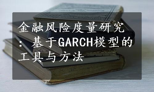 金融风险度量研究：基于GARCH模型的工具与方法