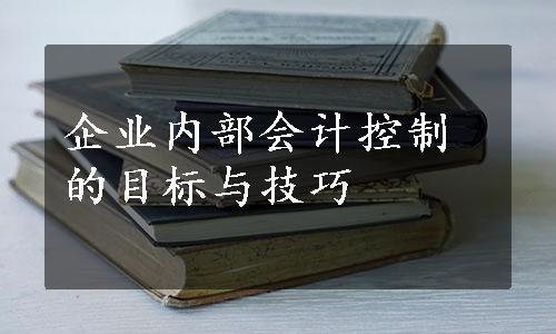 企业内部会计控制的目标与技巧