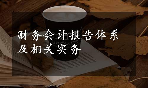 财务会计报告体系及相关实务