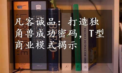 凡客诚品：打造独角兽成功密码，T型商业模式揭示