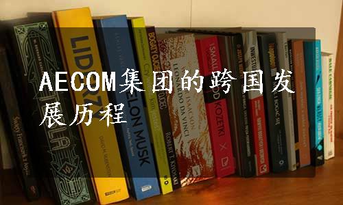 AECOM集团的跨国发展历程