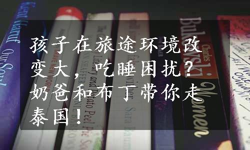 孩子在旅途环境改变大，吃睡困扰？奶爸和布丁带你走泰国！