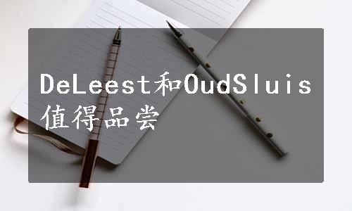 DeLeest和OudSluis值得品尝