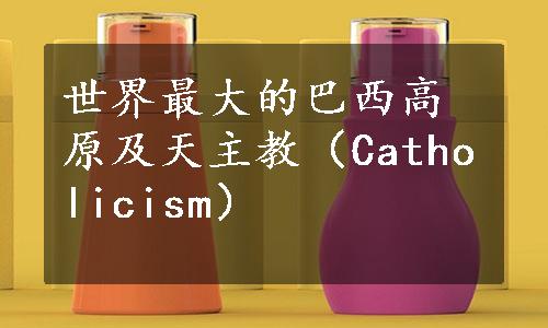 世界最大的巴西高原及天主教（Catholicism）