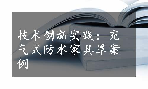 技术创新实践：充气式防水家具罩案例