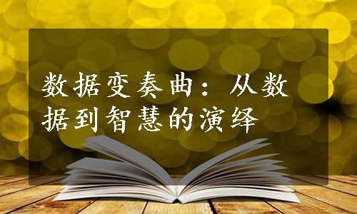 数据变奏曲：从数据到智慧的演绎