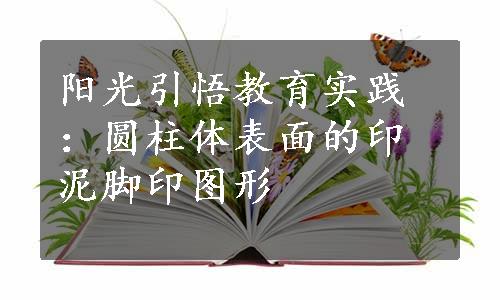 阳光引悟教育实践：圆柱体表面的印泥脚印图形