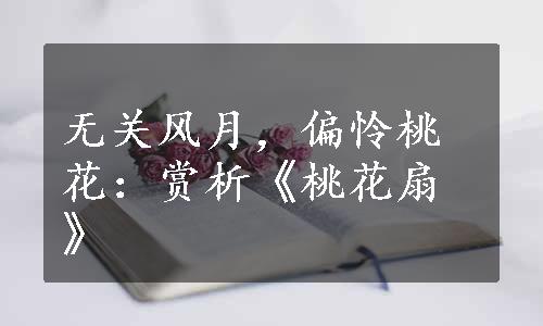 无关风月，偏怜桃花：赏析《桃花扇》