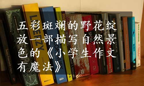 五彩斑斓的野花绽放一部描写自然景色的《小学生作文有魔法》