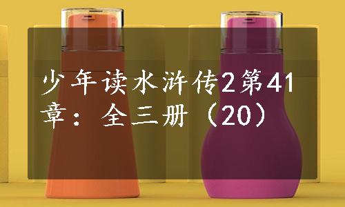 少年读水浒传2第41章：全三册（20）